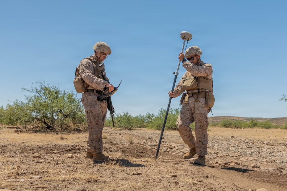 Mapping the path: JTF-SB Marines conduct topographical survey
