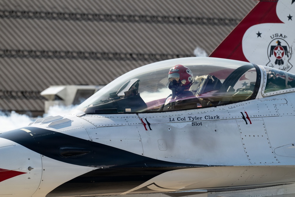U.S. Thunderbirds arrive for Freedom 250 celebration