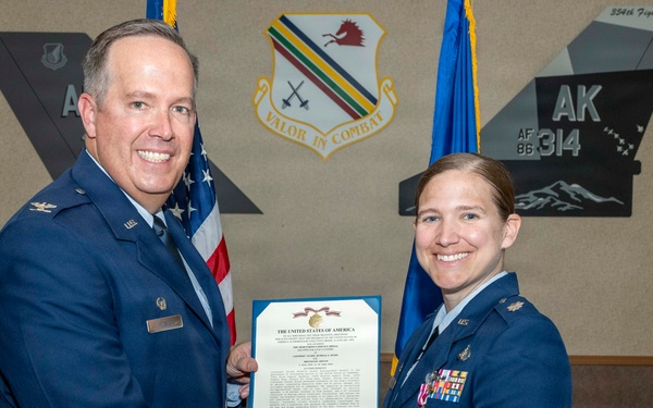 354th FSS Change of Command