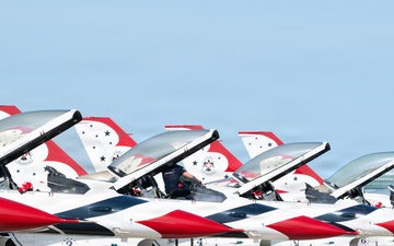 U.S. Thunderbirds arrive for Freedom 250 celebration