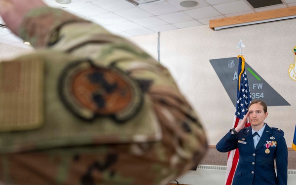 354th FSS Change of Command