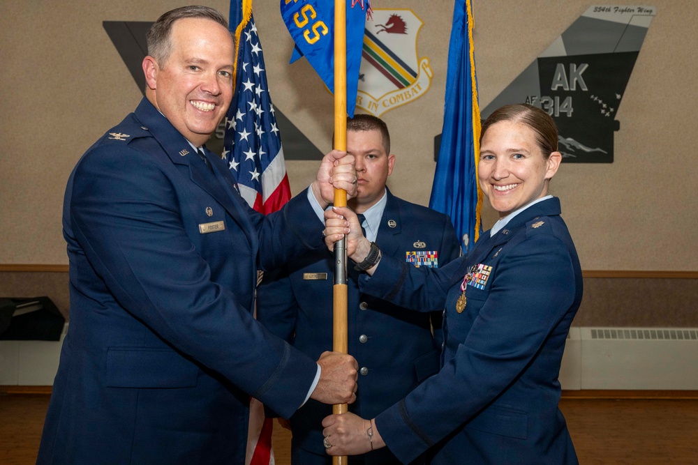 354th FSS Change of Command