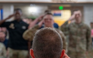 354th FSS Change of Command