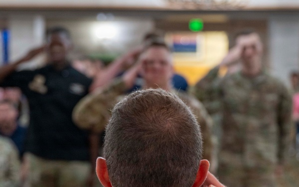 354th FSS Change of Command