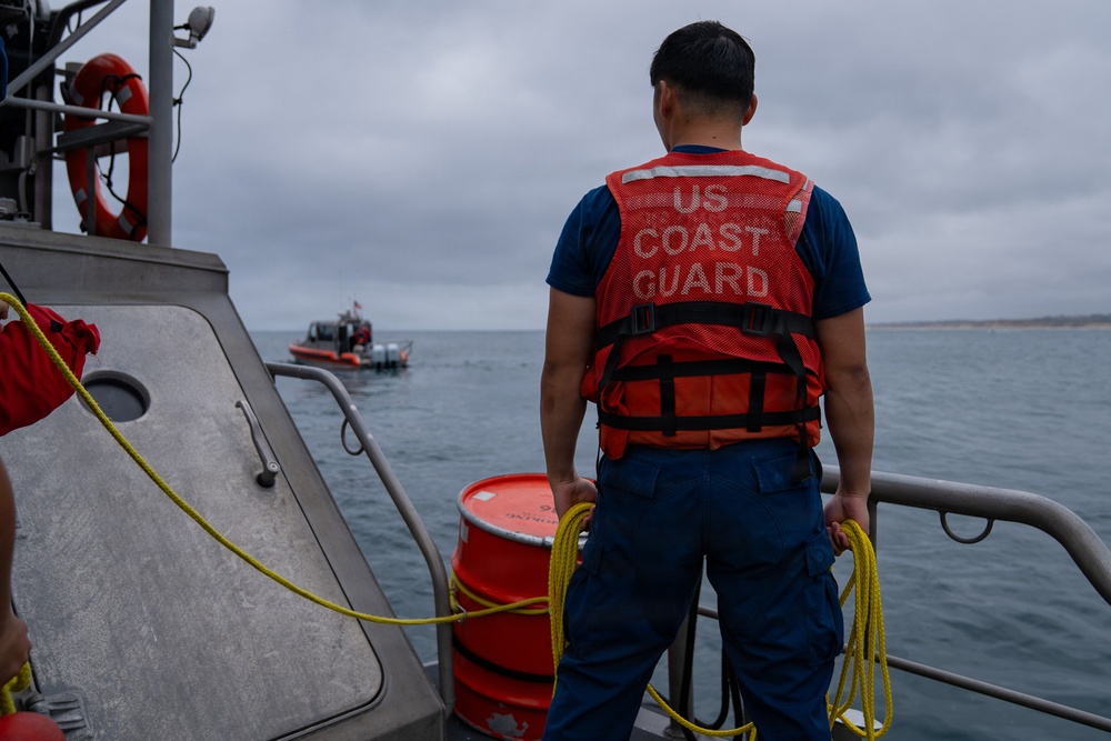 Coast Guard Station Monterey conducts two boat training in Monterey Bay