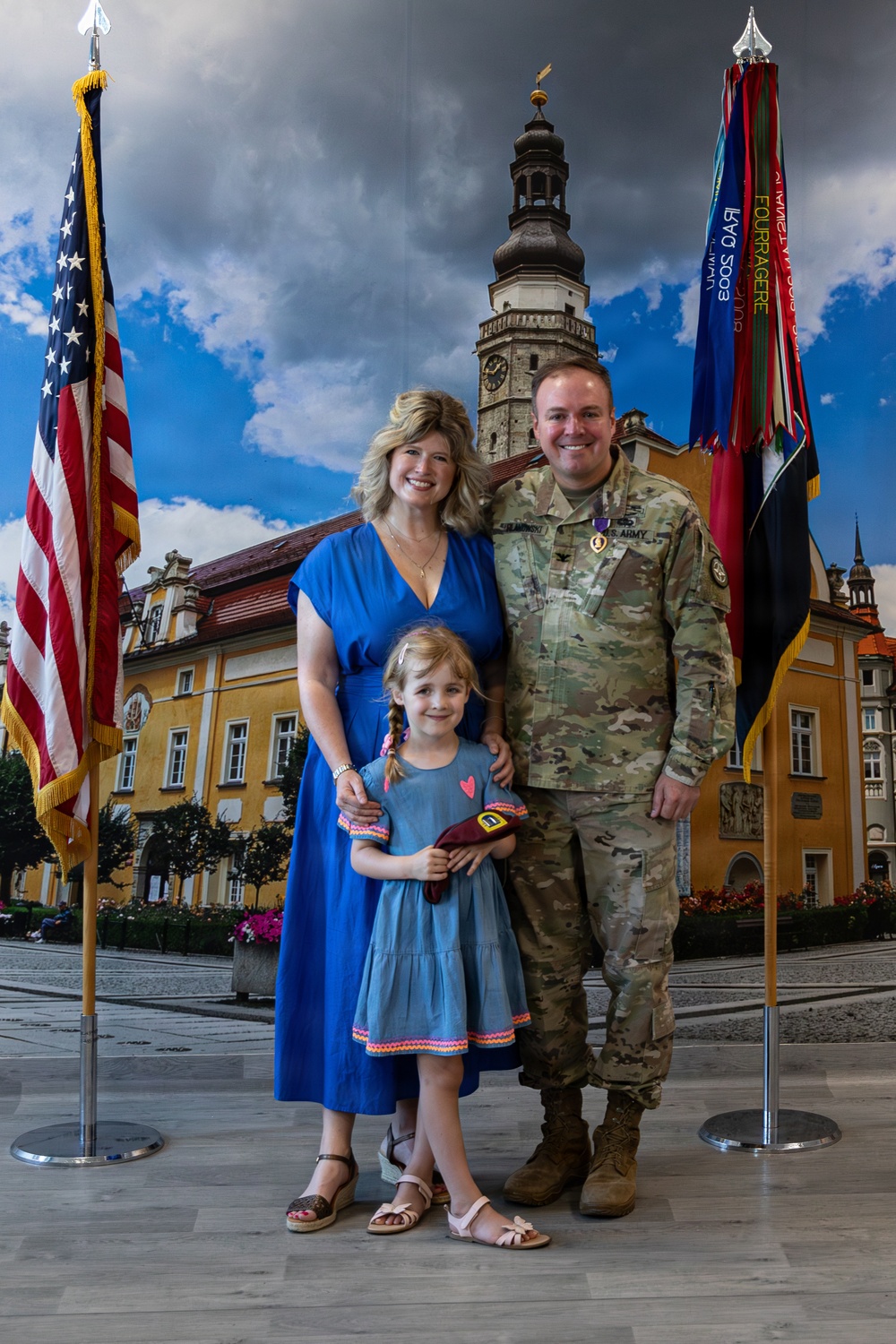 U.S. Army Col. Michael Filanowski gets awarded the Purple Heart