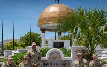 Members of the Rhode Island and South Carolina Air National Guard conduct military police training with the Royal Bahamas Defense Force