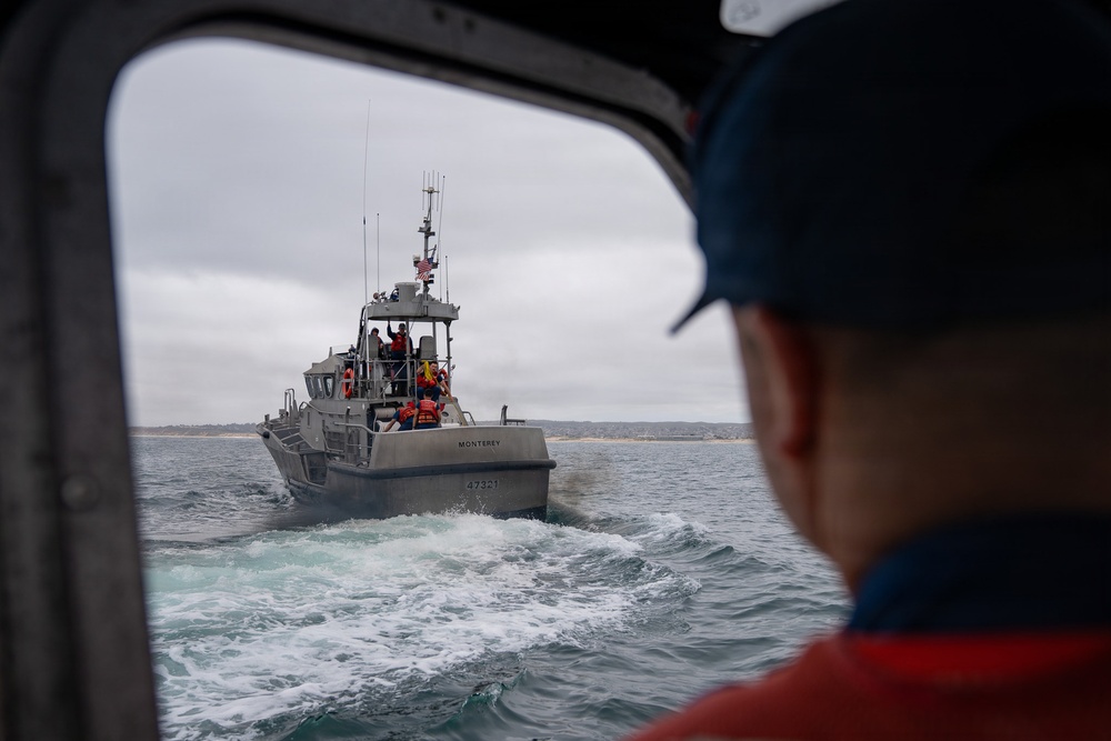 Coast Guard Station Monterey conducts two boat training in Monterey Bay