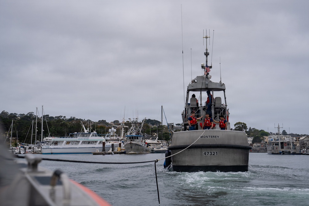 Coast Guard Station Monterey conducts two boat training in Monterey Bay