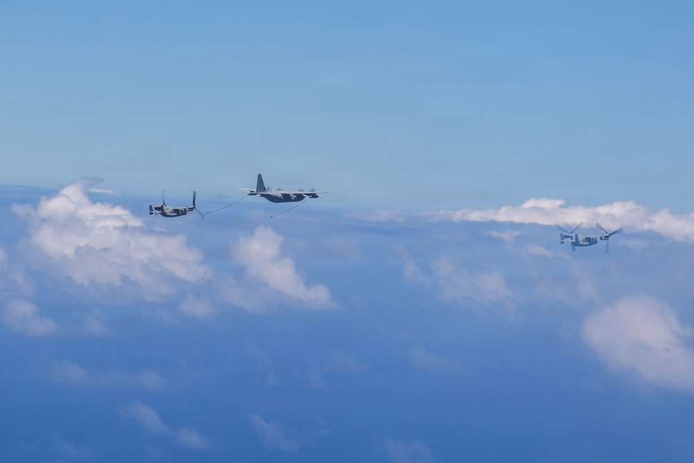 VMGR-153 completes mid-air refueling