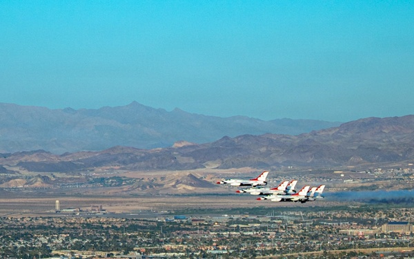 USAF Thunderbirds sour over Las Vegas