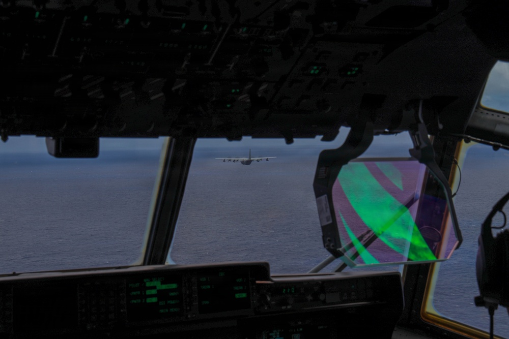 VMGR-153 completes mid-air refueling