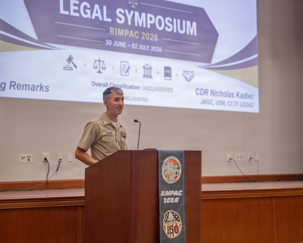 Service members attend RIMPAC legal symposium