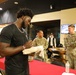 Atlanta Falcons Players Meet With Fans, Tour Zama During USO Visit