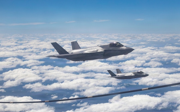 VMFA-214 F-35B aerial refueling