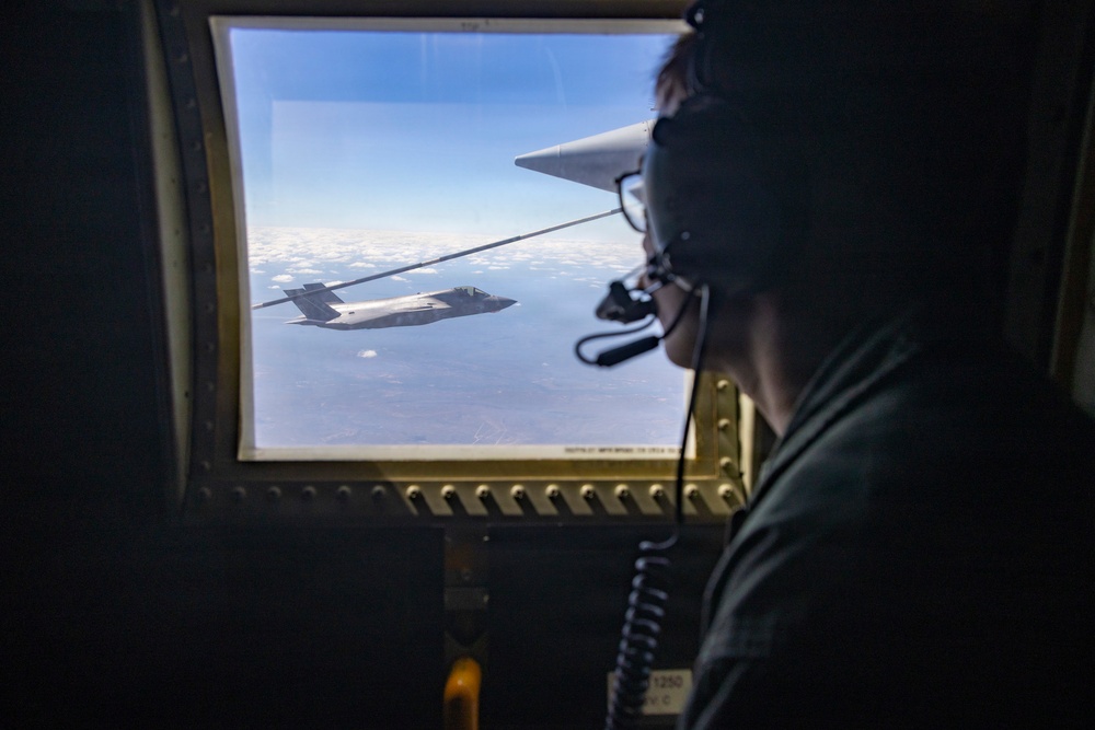 Slingshot: VMFA-214 F-35B aerial refueling