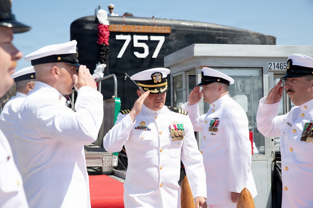 USS Alexandria (757) holds Inactivation Ceremony