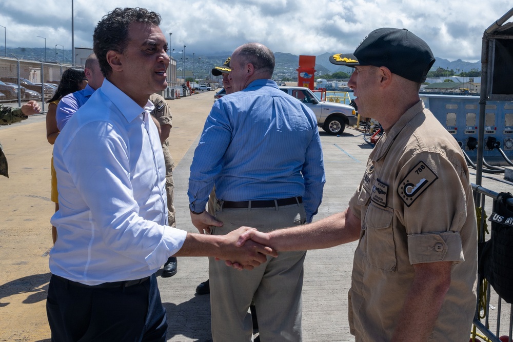 Honorable Emil Michael visits USS Colorado (SSN 788)