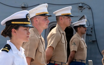 USS Arlington (LPD 24) Departs Baltimore