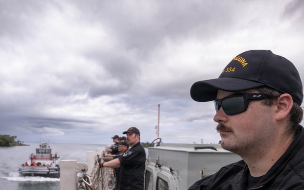 HMCS Regina arrives for Exercise RIMPAC 2026