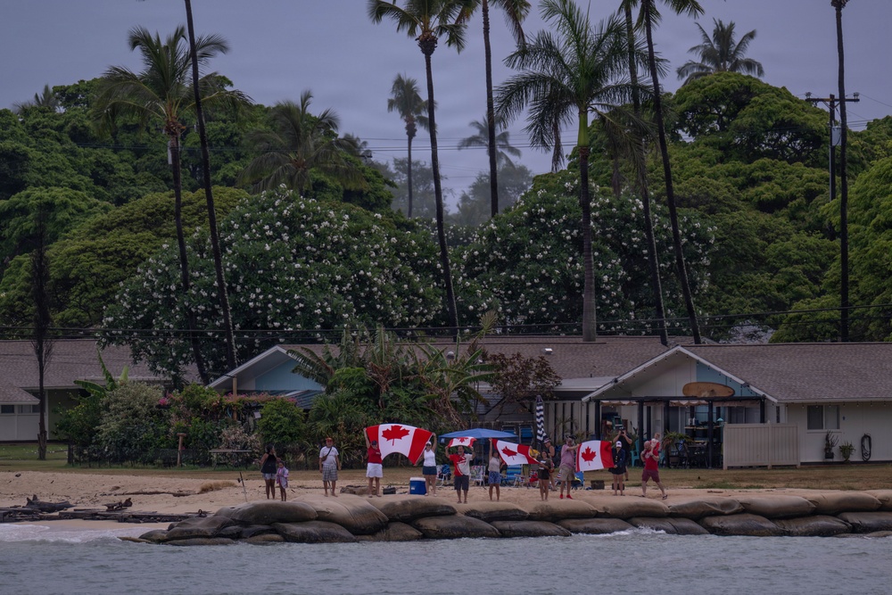 Community welcomes Canadian partners to RIMPAC 2026
