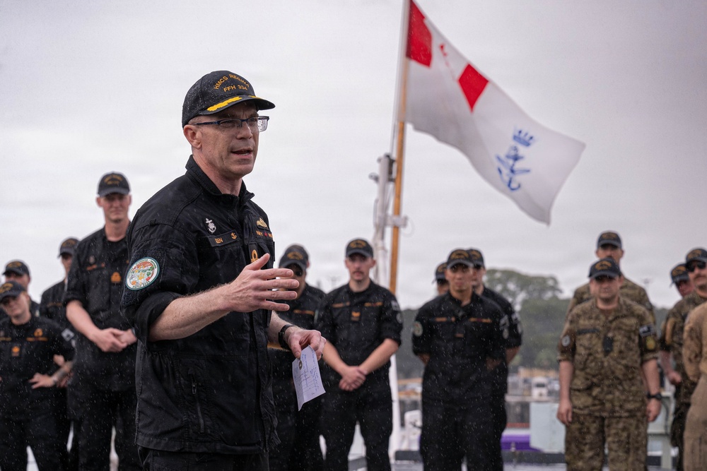HMCS Regina arrives in Pearl Harbor for RIMPAC 2026