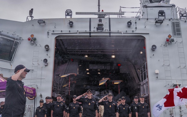 HMCS Regina arrives in Pearl Harbor for RIMPAC 2026