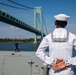 USS Arlington (LPD 24) arrives at New York during International Naval Review 250