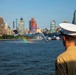 USS Arlington (LPD 24) arrives at New York during International Naval Review 250