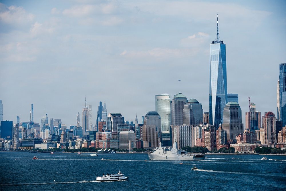 USS Arlington Arrives at INR250 NYC