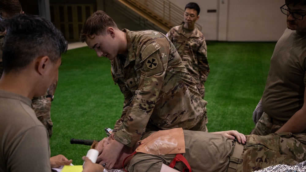 Soldiers Conduct Casualty Evacuation (CASEVAC) Training