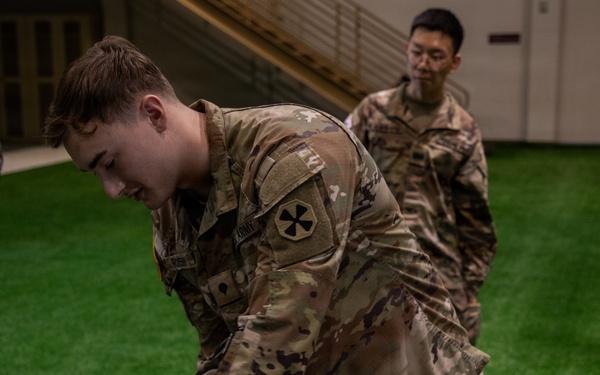Soldiers Conduct Casualty Evacuation (CASEVAC) Training