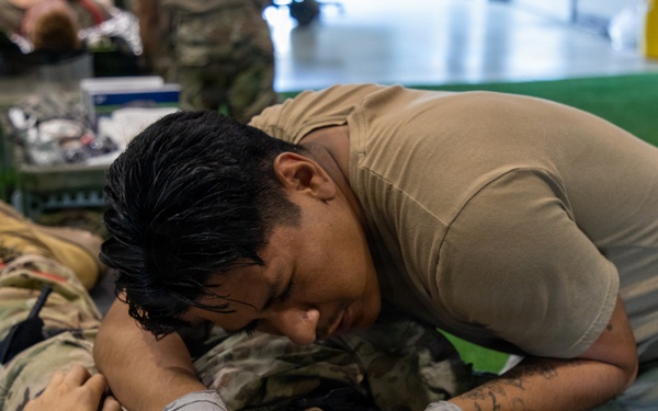 Soldiers Conduct Casualty Evacuation (CASEVAC) Training