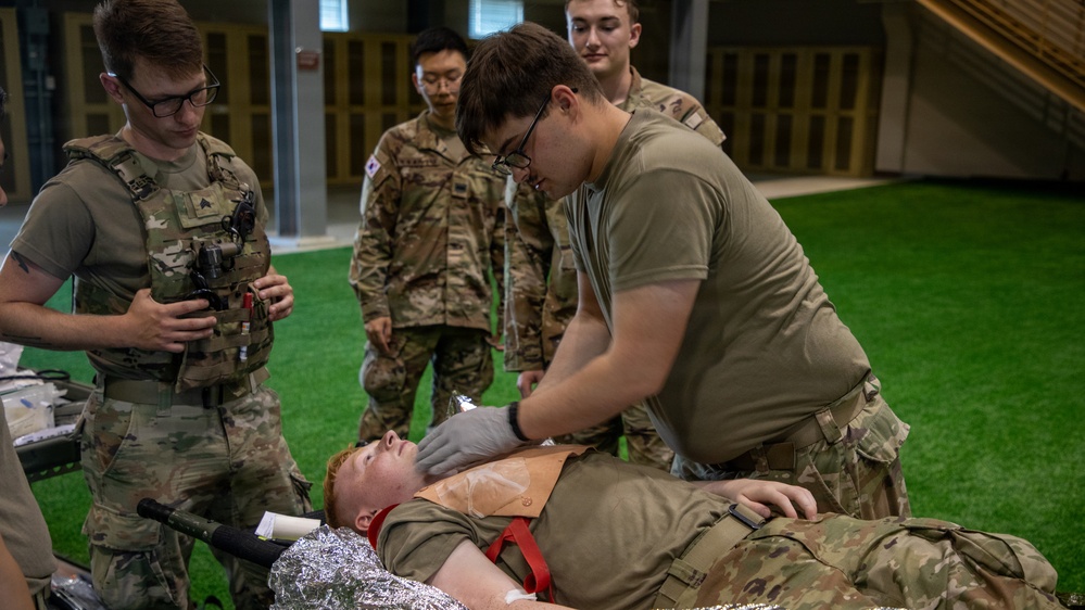 Soldiers Conduct Casualty Evacuation (CASEVAC) Training