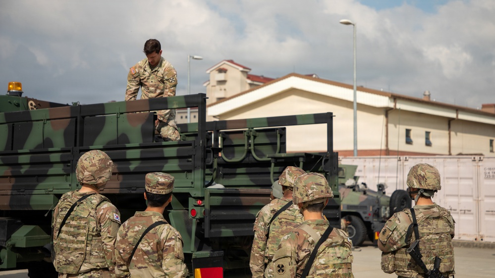 Soldiers Conduct Casualty Evacuation (CASEVAC) Training