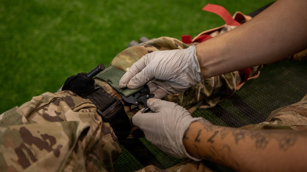 Soldiers Conduct Casualty Evacuation (CASEVAC) Training