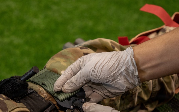 Soldiers Conduct Casualty Evacuation (CASEVAC) Training