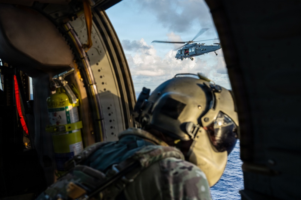 Jolly Green II crews conduct maritime CSAR training during VS26