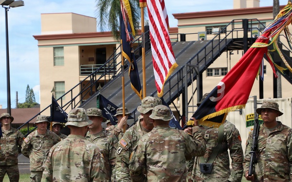 3rd Mobile Brigade, 25th Infantry Division, Command Sgt. Maj. Michael R. Olivas relinquishment of command.
