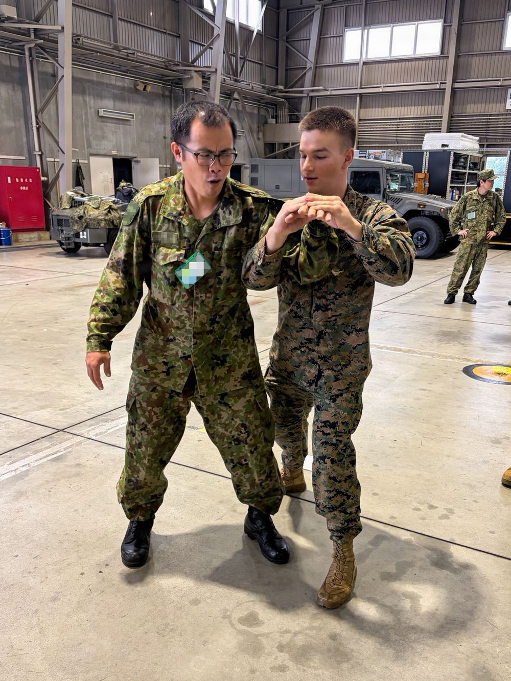 U.S., Japan service members practice MCMAP