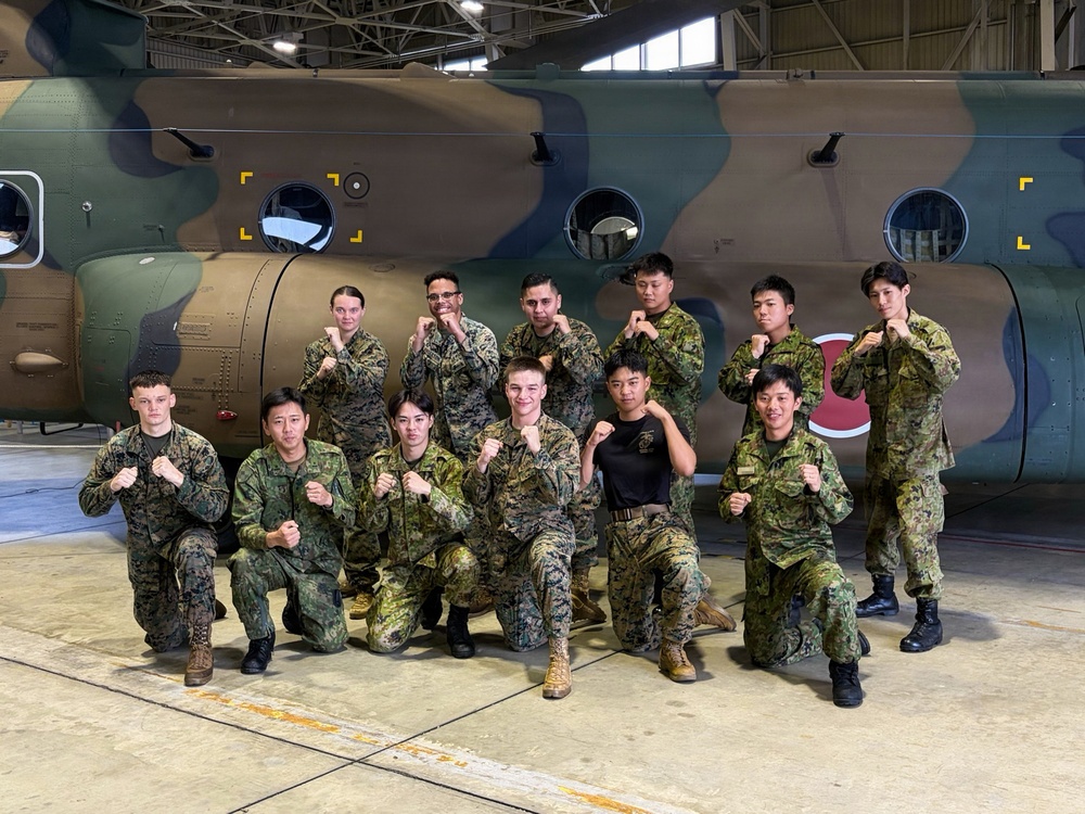 U.S., Japan service members practice MCMAP