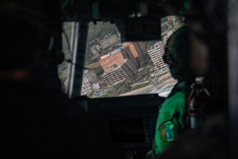 LCF-24: V3/2 Leadership Meets with MRF Marines Amid an Aerial Resupply