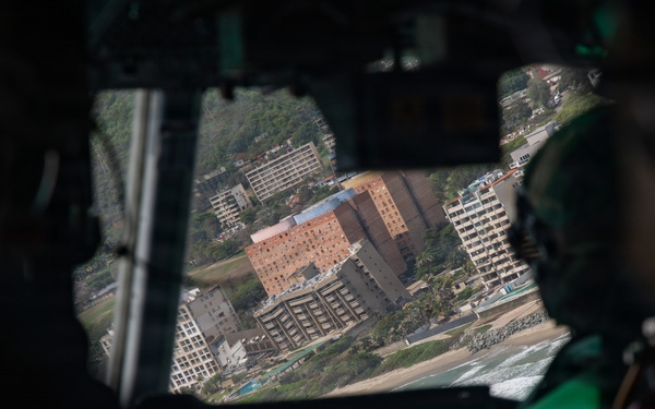 LCF-24: V3/2 Leadership Meets with MRF Marines Amid an Aerial Resupply