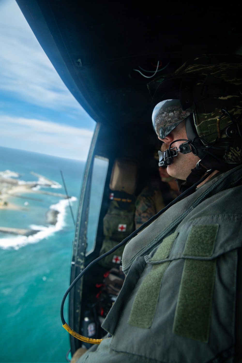 LCF-24: V3/2 Leadership Meets with MRF Marines Amid an Aerial Resupply