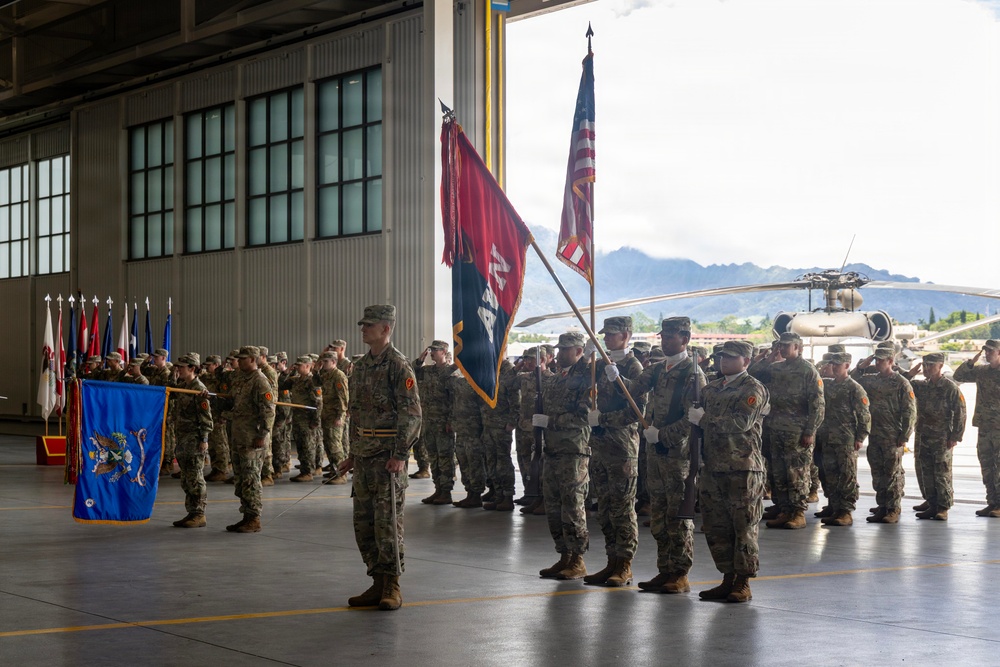 25th CAB Command Chief Warrant Officer Change of Responsibility Ceremony