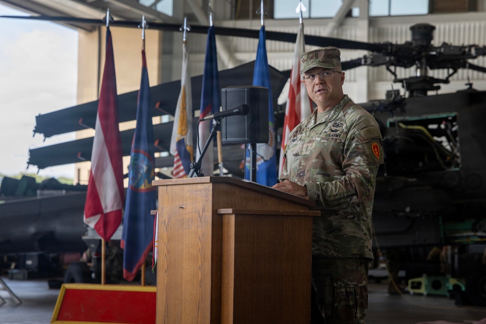 25th CAB Command Chief Warrant Officer Change of Responsibility Ceremony