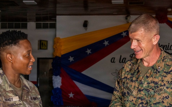 Maj.Gen. Jarrard Meets with Local Leaders around Venezuela