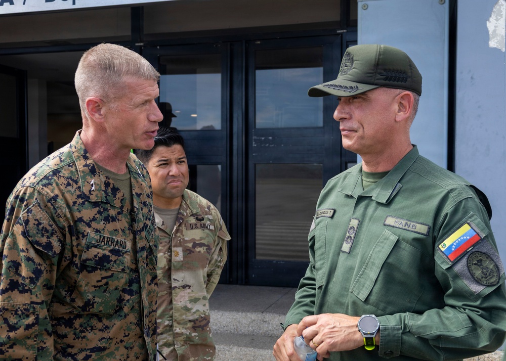 Maj.Gen. Jarrard Meets with Local Leaders around Venezuela
