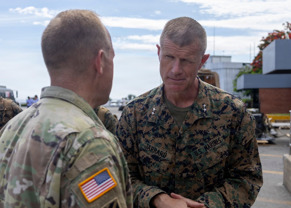 Maj.Gen. Jarrard Meets with Local Leaders around Venezuela