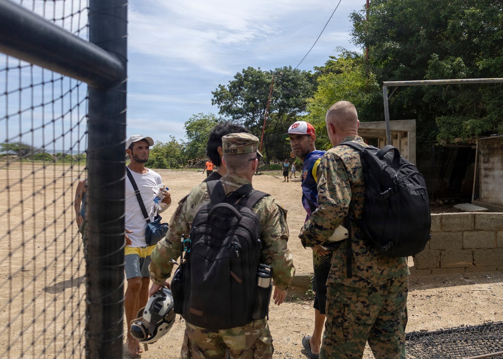 Maj.Gen. Jarrard Meets with Local Leaders around Venezuela
